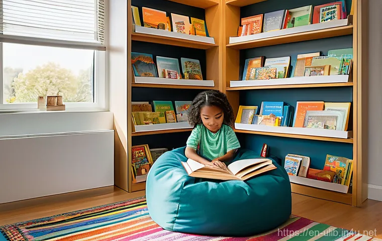 어린이 특화 도서관 - **Prompt 2: Engaging Storytime and Creative Play**
"A heartwarming, slightly elevated perspectiv... 어린이 특화 도서관 - **Prompt 2: Engaging Storytime and Creative Play**
"A heartwarming, slightly elevated perspectiv...